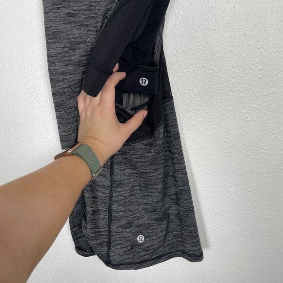 Lululemon Sz: 6 Heather Grey Bra and Swing Tank Combo - Picture 4 of 7